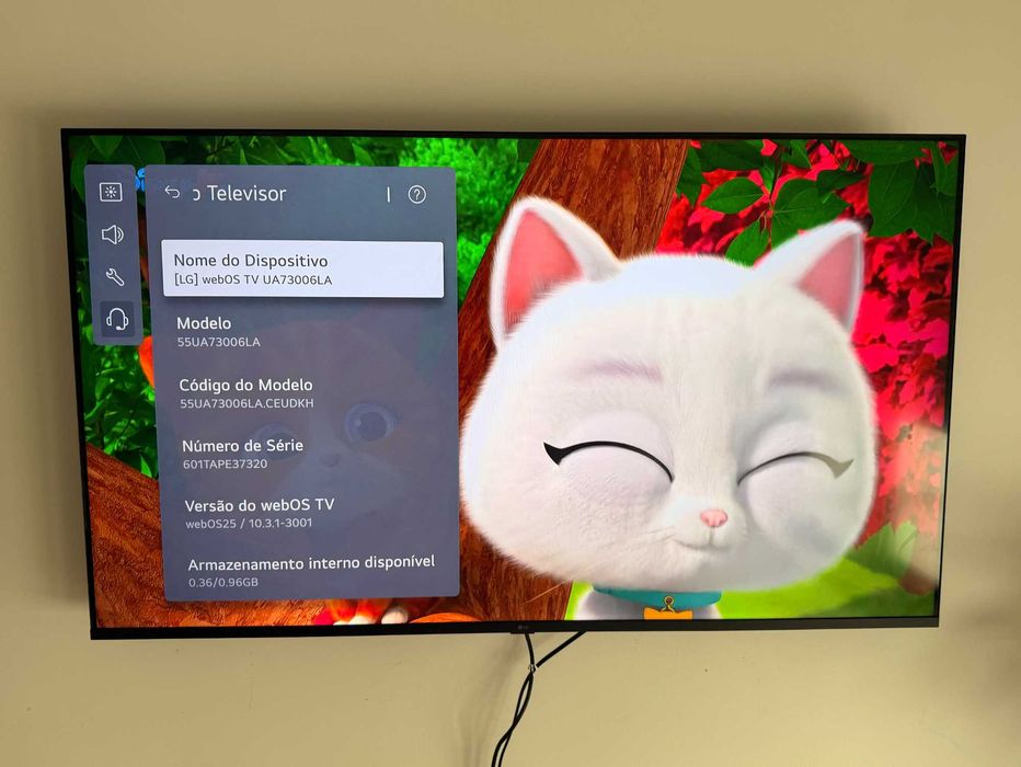 TV LG 55 -  4K uhd - Smart TV - PERFEITO estado