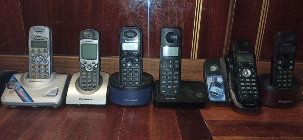Телефон Panasonic. Новые батареи. Радиотелефоны Panasonic Philips Sony