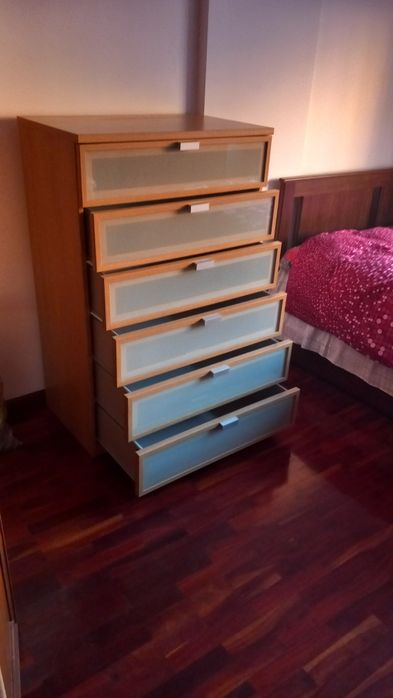 Comoda de quarto 6 gavetas