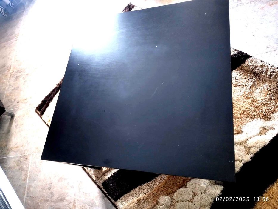 Mesa de centro de sala de madeira Nova Sem uso