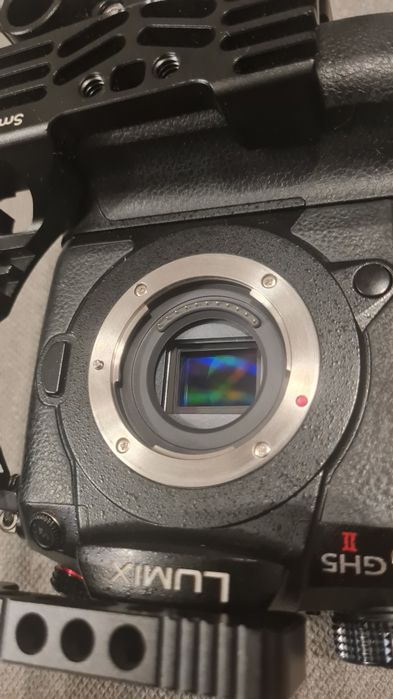 Aparat lumix gh5ii + obiektyw + akcesoria