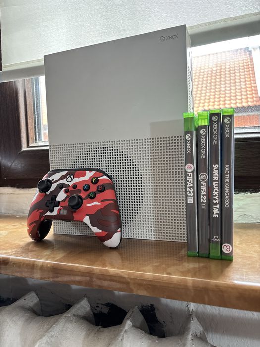 Konsola Xbox One S 1Tb + pad + 4 gry OKAZJA!!!