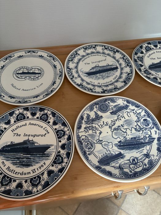 Zestaw 6 ozdobnych talerzy na sciane