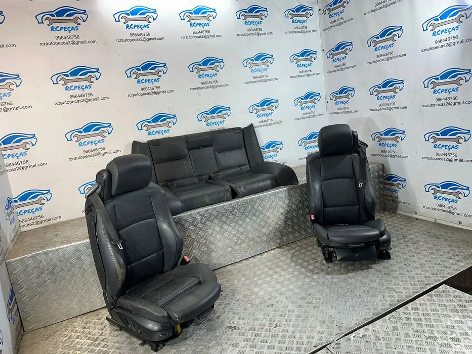 Conjunto Bancos Elétricos Memoria Pele Pack M BMW Serie 3 E93 Cabrio