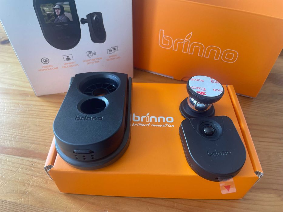 Brinno PeepHole Camera SHC1000 — Cam de Porta Ecrã e Sensor Movimento