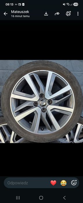 Felgi z oponami Seat Mii VW Up Skoda Citigo 6x16 ET43 4x100