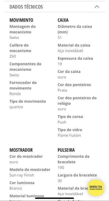 Relogio Invicta Bolt