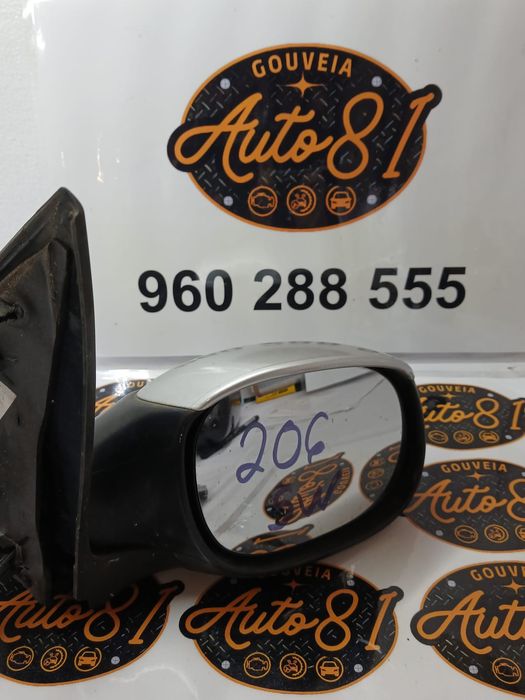 Espelho retrovisor manual direito peugeot 206 sw ano 2002