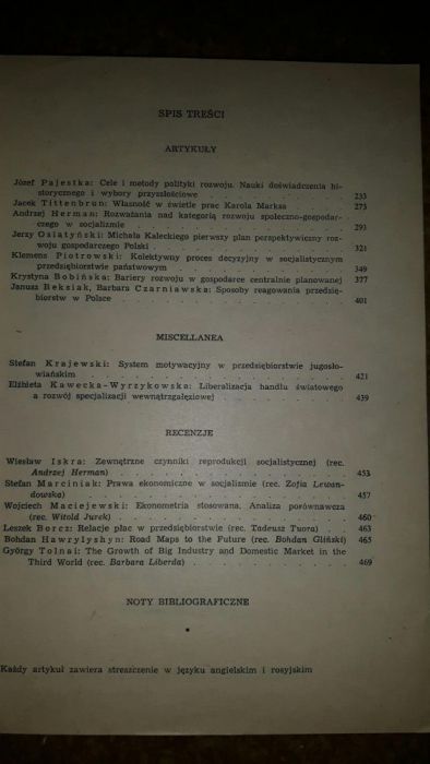 Ekonomista czasopismo oraz Turbo prolog Szajna