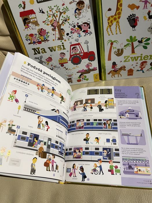 1 Książka dla dzieci Pierwsza encyklopedia pojazdy zwierzęta Na wsi