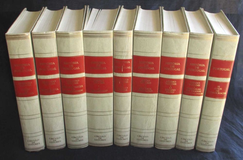 Livros História de Portugal José Mattoso 9 volumes