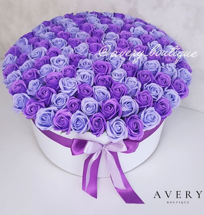 Троянди, розы,Букет з мильних троянд 101 шт.