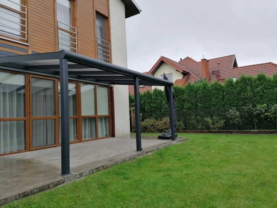 Zadaszenie aluminiowe PRO z dachem poliwęglanowym 300x406 m