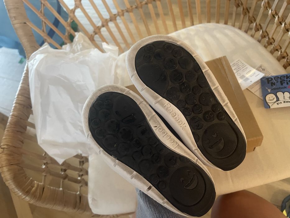 Buciki buty wsuwane adidasy Reebok 23,5 13cm