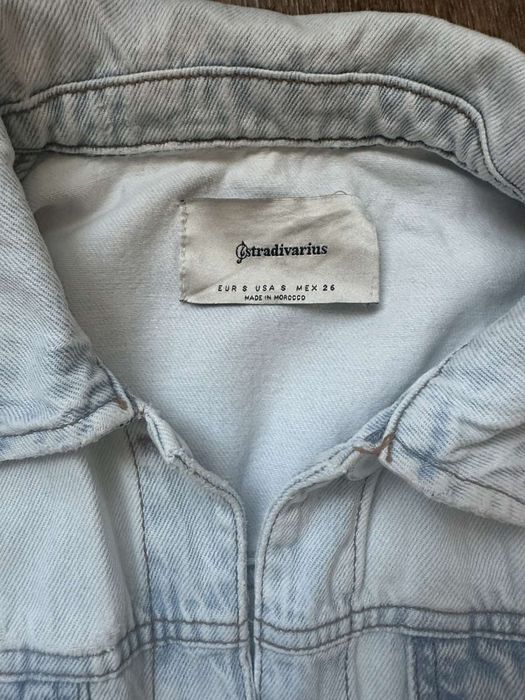 Джинсова куртка оверсайз жіноча Stradivarius розмір S