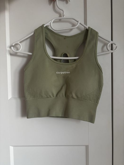 tank top sportowy stanik obcisły crop top na siłownię carpatree gym