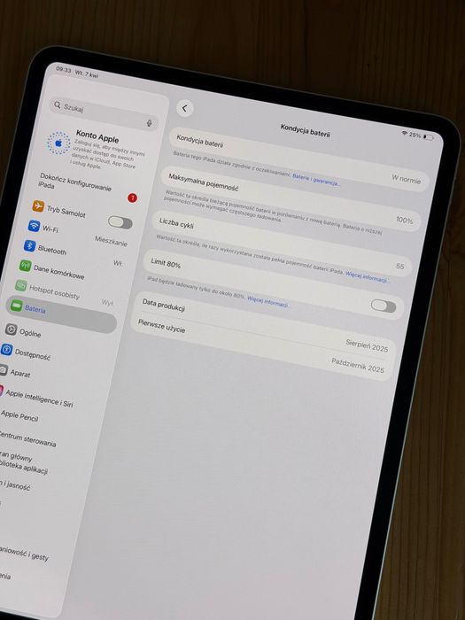 iPad Pro 13 M5 256GB WiFi + 5G Srebrny Gwarancja 2026