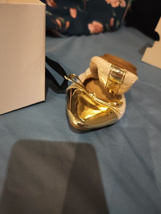 Elastyczne buty baleriny damskie