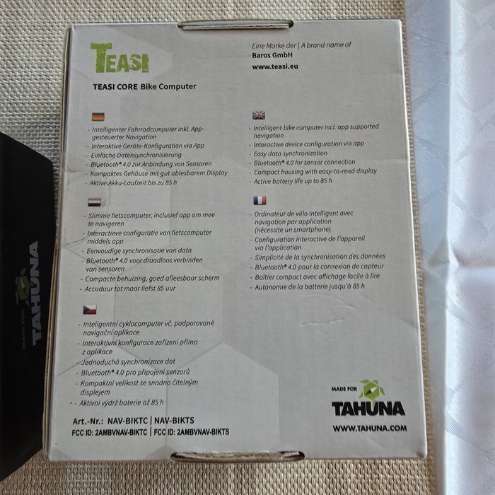 Licznik rowerowy z nawigacją   TAHUNA CONNECT