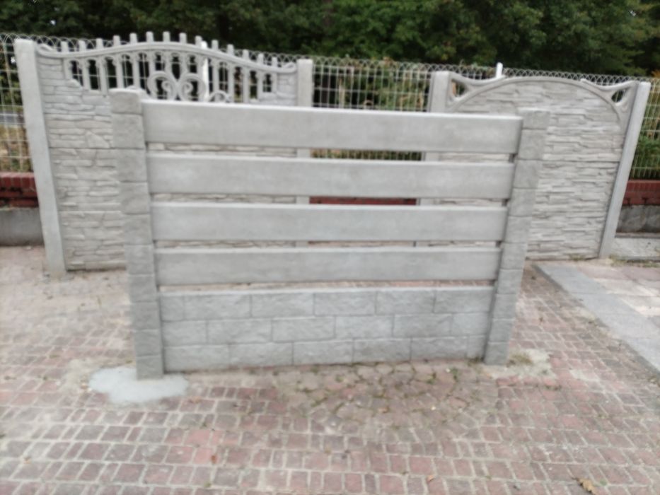Ogrodzenie płyty płoty beton przęsła ogrodzeniowe