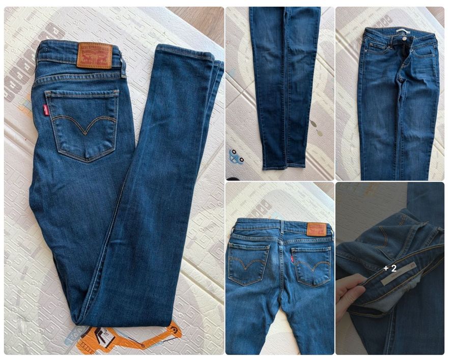 Jeans Levi’s 711 skinny W25L34 S / 36 / 8·Bardzo dobry·Levi's