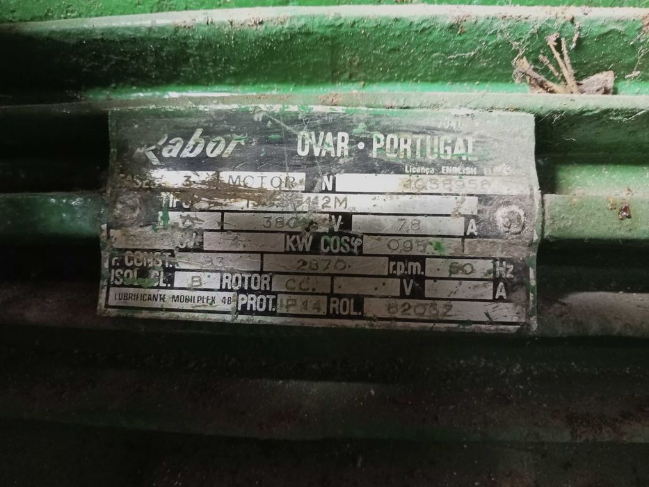 Bomba de água centrífuga com motor trifásico Rabor 380V