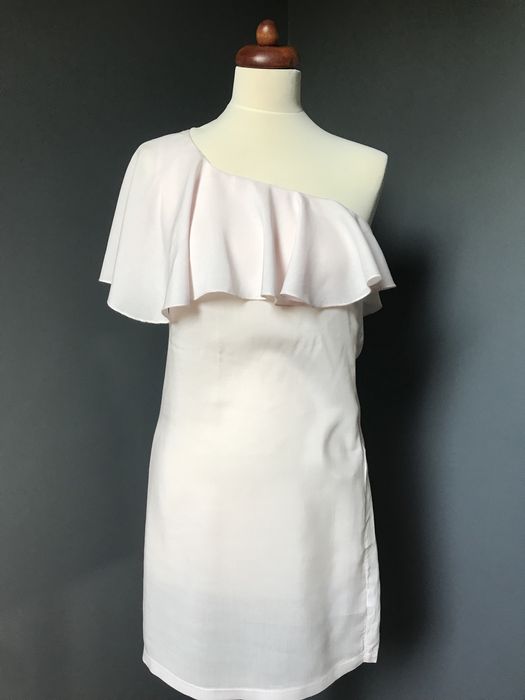 Blue hiszpanka asymetryczna falbana 38 nowa