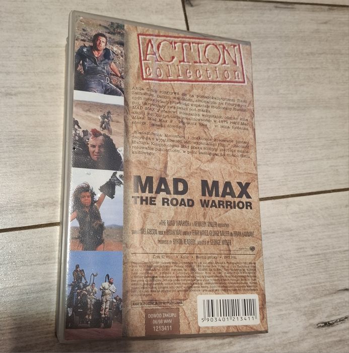Mad Max 2 Wojownik szos. Kaseta VHS