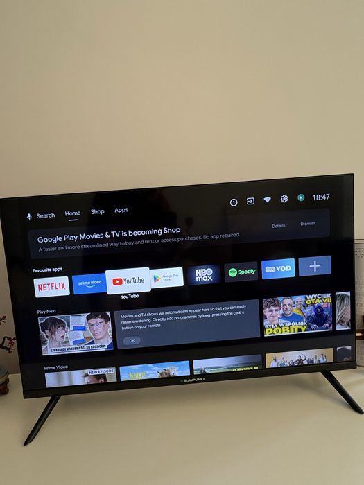 Telewizor smart tv blaupunkt led 32 cale