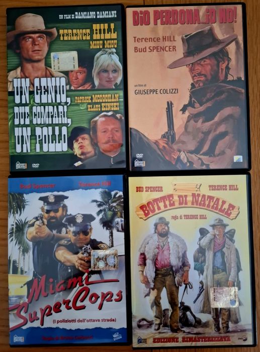 Coleção Bud Spencer e Terence Hill 11 dvd em italiano