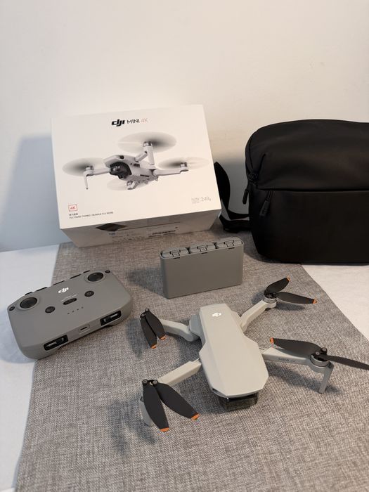 DJI Mini 4K + 3 Baterias + Mala + Nota Fiscal (Como Novo)