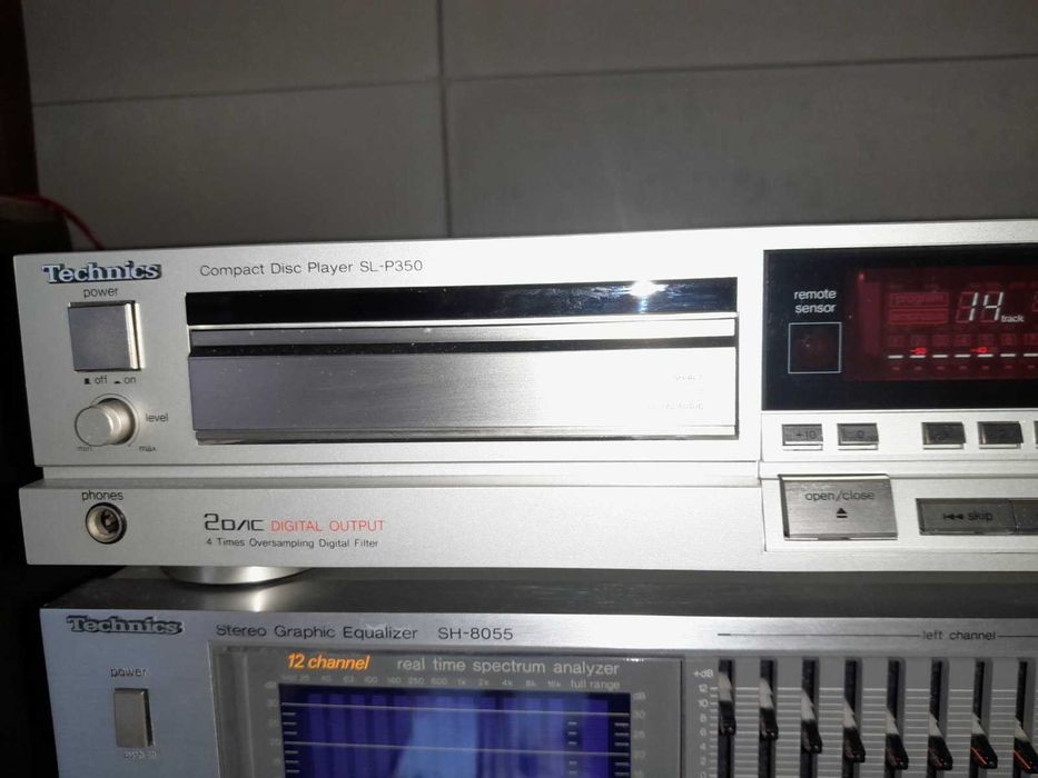 odtwarzacz cd Technics sl-p 350 srebrny