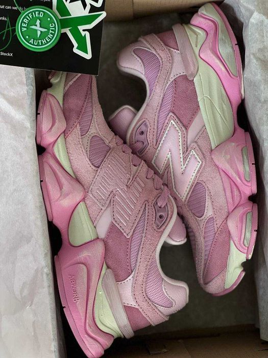 Женские кроссовки New Balance 9060 Pink Premium. 36-41