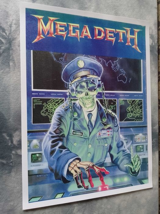 plakat na płótnie zespołu muzycznego megadeth
