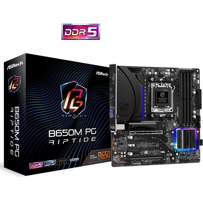 Motherboard Micro ATX ASROCK B650M PG Riptide SKTAM5