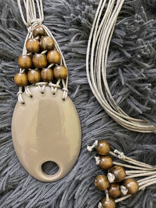 Rzemykowy popielaty pasek