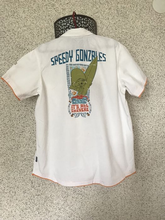 Біла Італійська соррчка, теніска, рубашка на ріст  140 -146 см