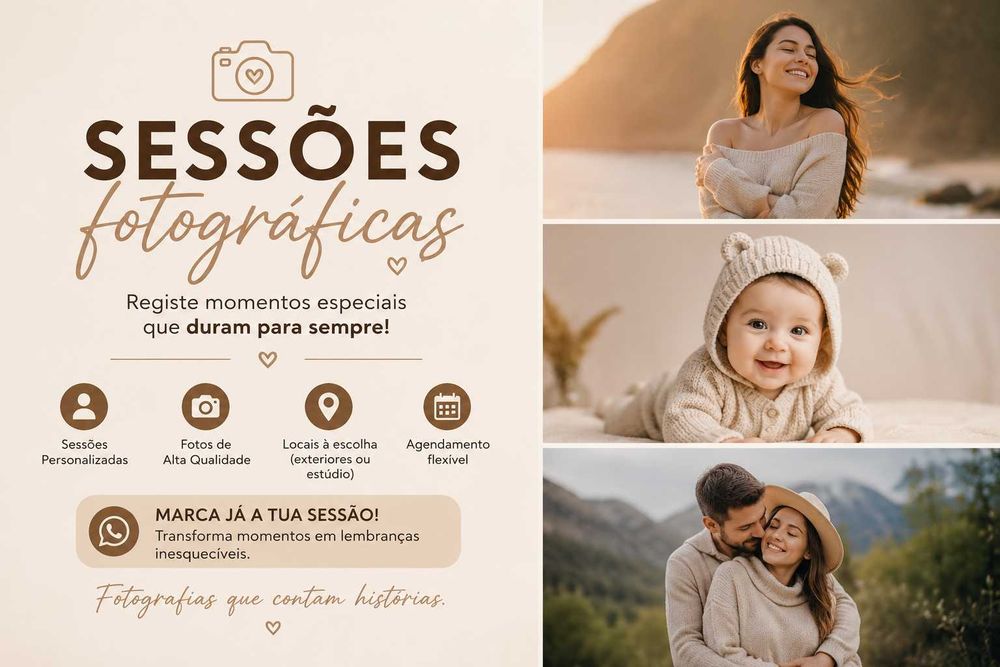 Sessões fotográficas
