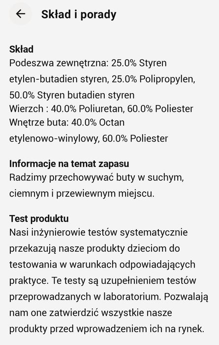 Buty sportowe dla dzieci rozmiar 33 marki Newfeel PW 100