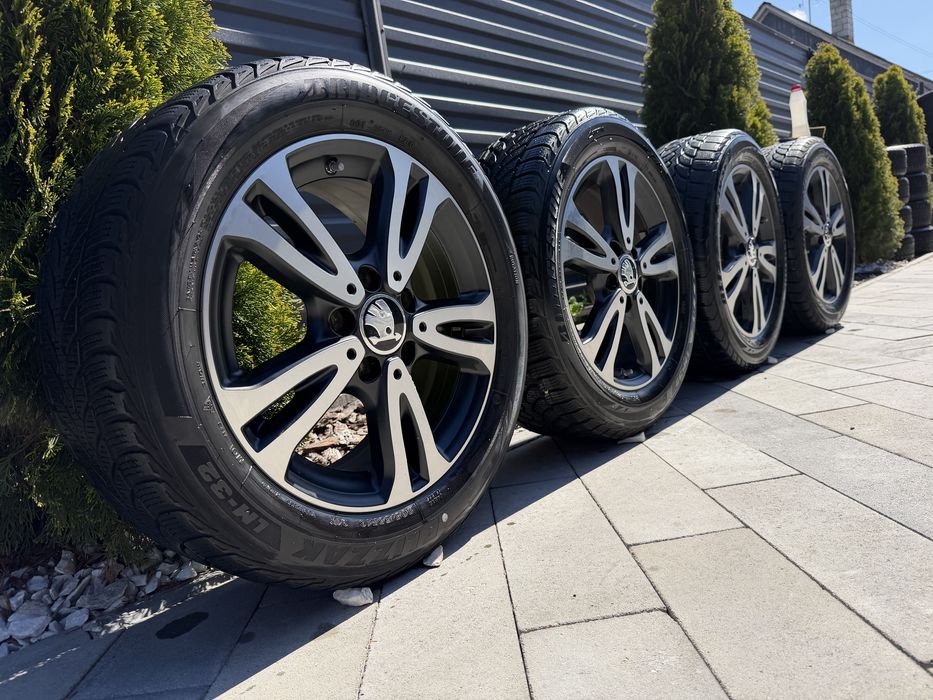 Диски та Шини 16R 5x112  6.5J ET49 DIA66.6x57.1 Skoda VW Audi Mercedes