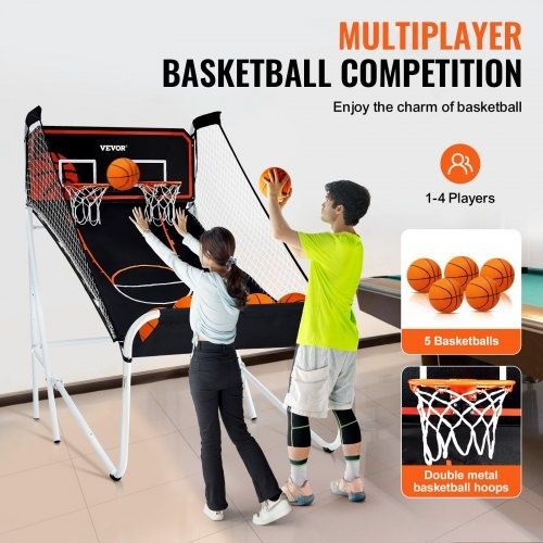 Jogo de basquete dobrável