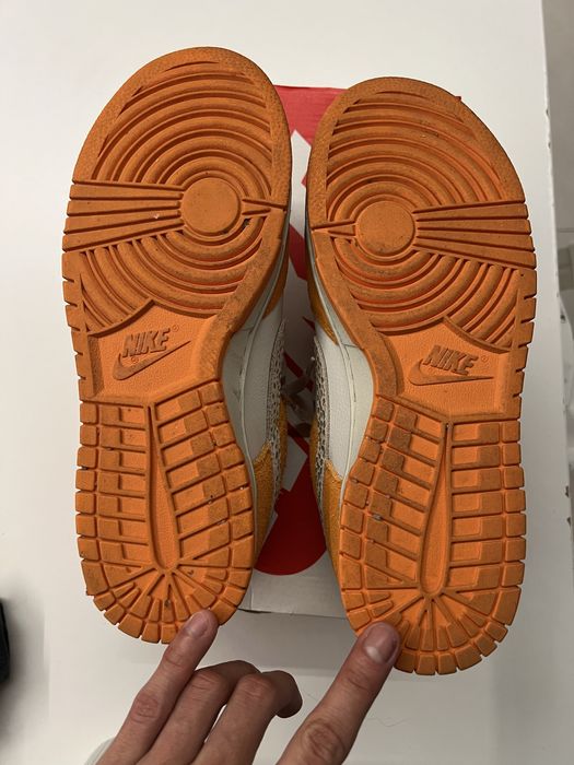 Nike Dunk Low Laranja / OffWhite