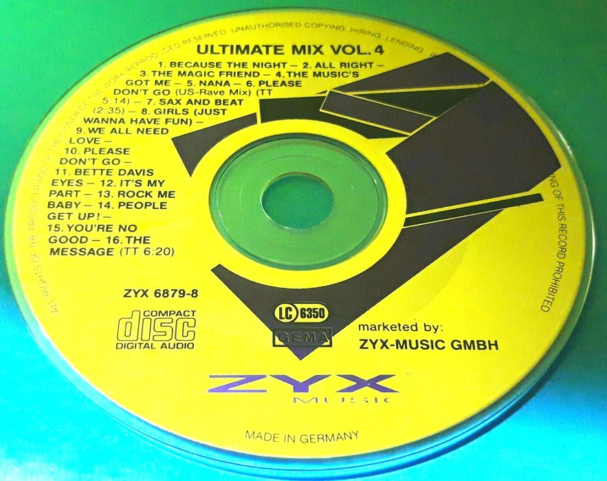 Ultimate Mix Vol. 4 (CD, 1992)