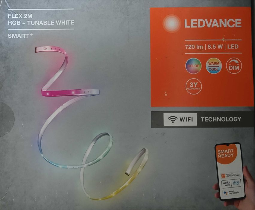 Taśma LED WiFi Ledvance 2m + przedłużanie 4 x 1m