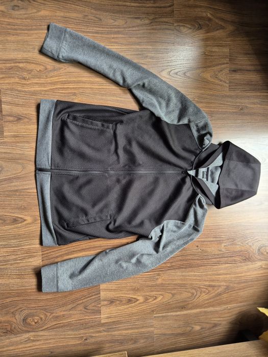 Rozpinana czarno-szara męska bluza firmy 4F rozm. XXL