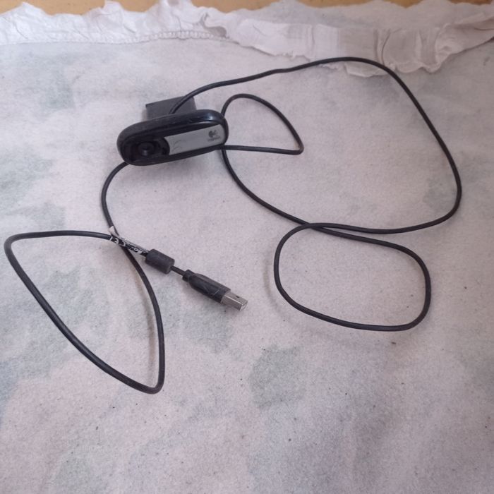 Веб-камера Usb с микрофоном f=3.85mm. 10x Digital Zoom Гибкий ствол и Logitech p/n 860-000333