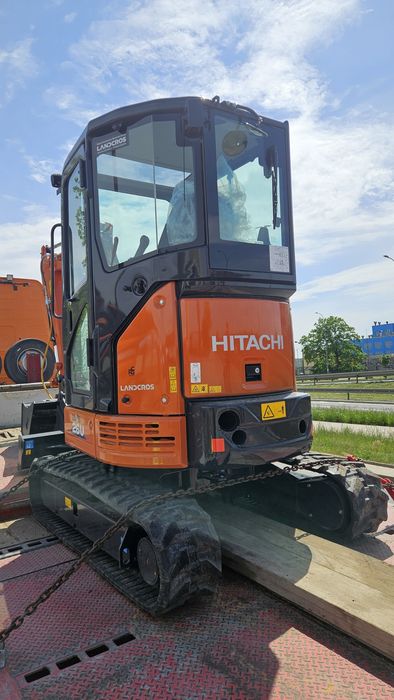Minikoparka koparka na wynajem z operatorem  Białystok  roboty ziemne