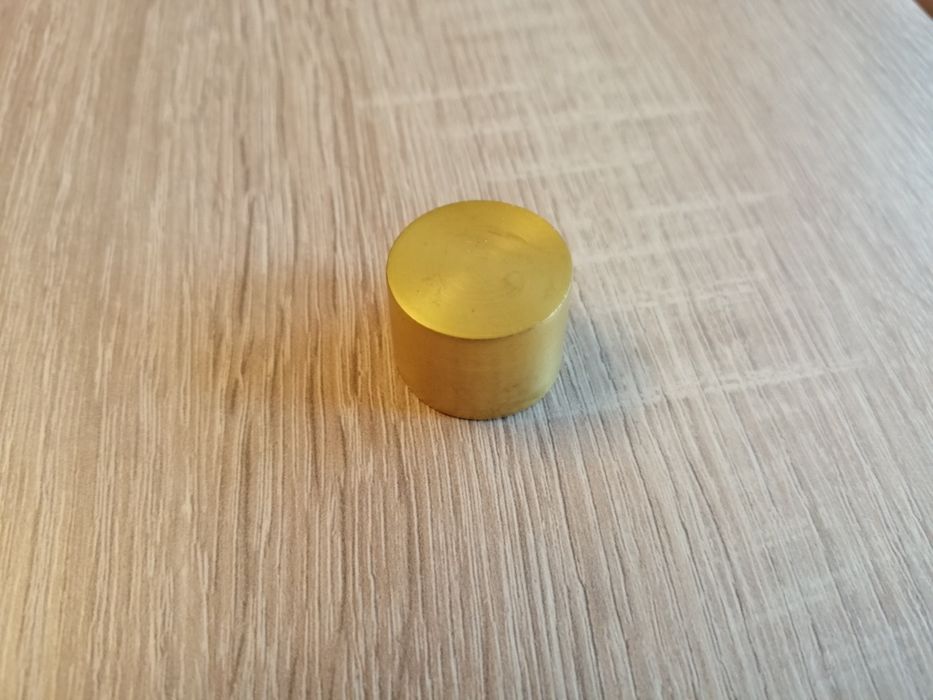 Zakończenie karnisza Luna 19 mm mosiądz