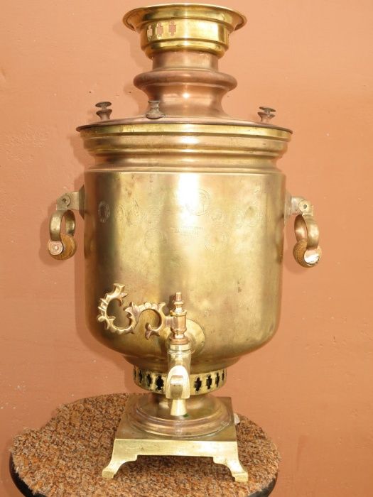 14 отдельных медалей! Самовар времён Николая II. конец 19 начало 20 в.