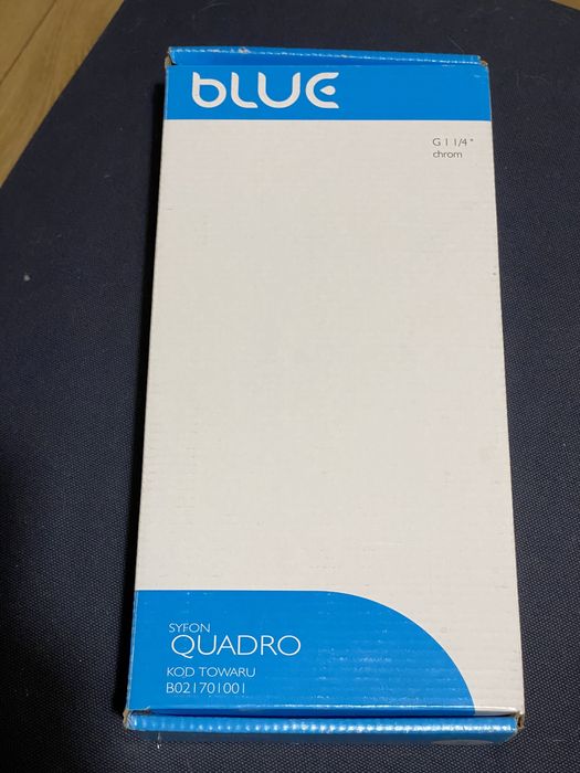 Nowy Syfon Quadro Blue G11/4 chrom